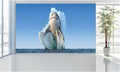 WM024 Shark in Sea Wall Murals WallPaper Print Decal sticker
