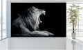 WM028 Lion Roaring Wall Murals WallPaper Print Decal sticker
