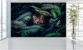 WM038 Leopard Hiding Wall Murals WallPaper Print Decal sticker