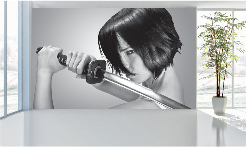 WM062 Women Fighter Wall Murals WallPaper Print Decal sticker