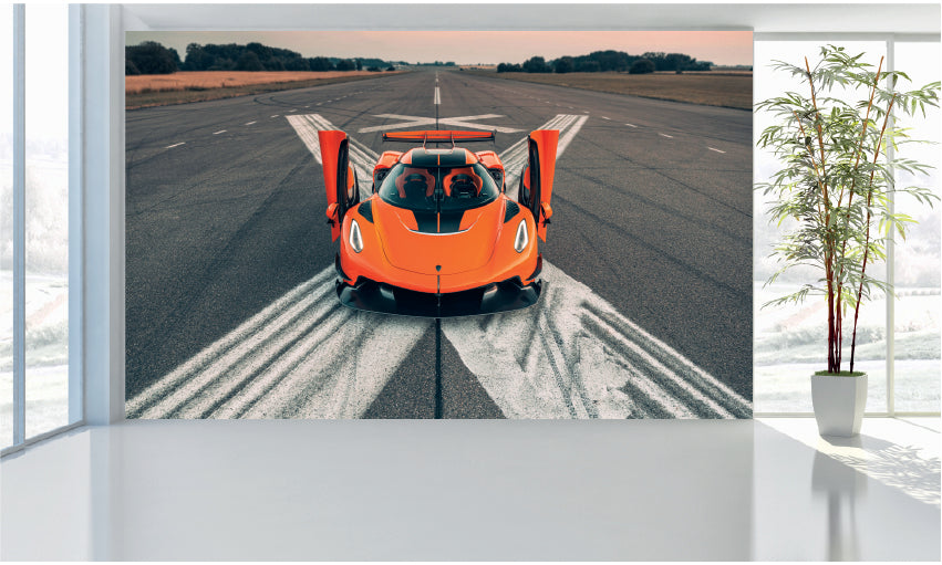 WM074 Super Car Wall Murals WallPaper Print Decal sticker