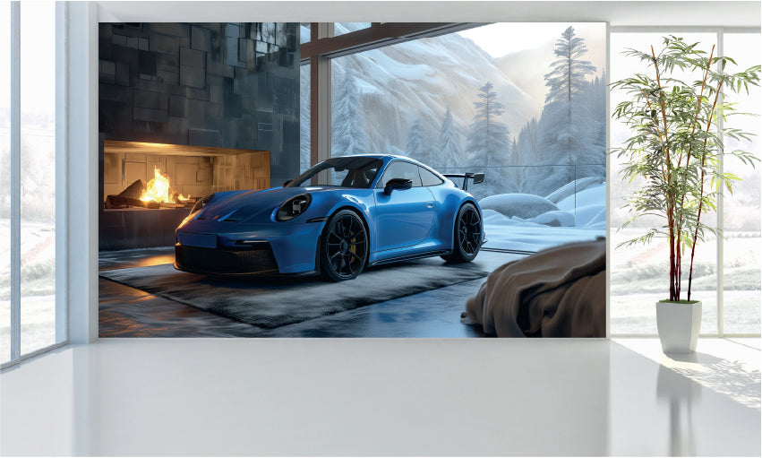 WM079 Porsche Wall Murals WallPaper Print Decal sticker