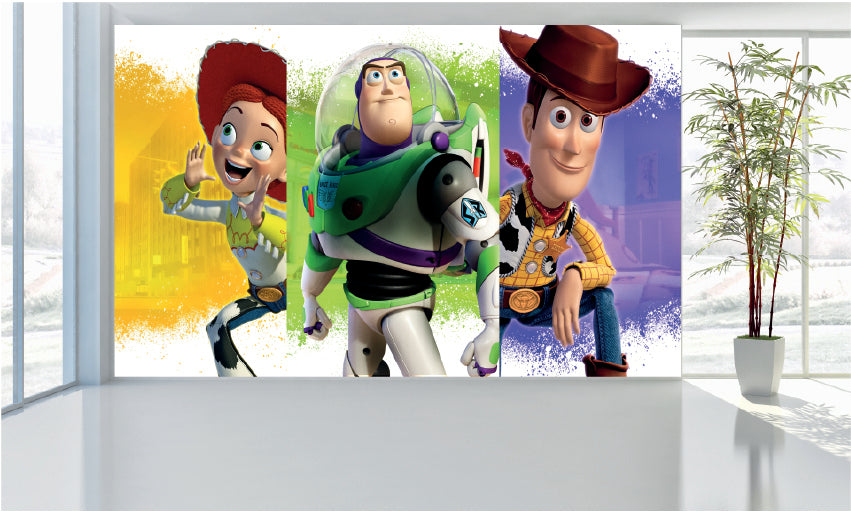 WM087 Toy Story Characters Wall Murals WallPaper Print Decal sticker