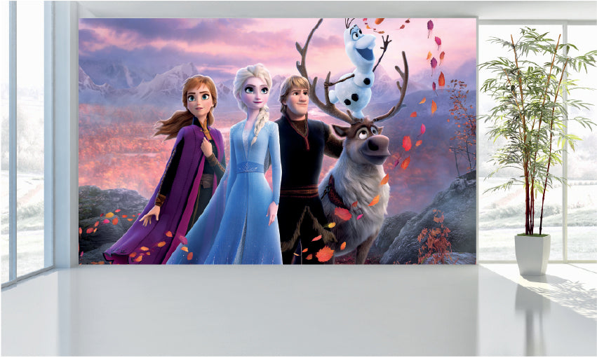 WM100 Frozen Characters Wall Murals WallPaper Print Decal sticker