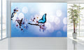 WM107 Butterfly Flower Nature Wall Murals WallPaper Print Decal sticker