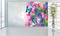 WM109 Butterflies Flower Nature Wall Murals WallPaper Print Decal sticker
