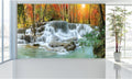 WM116 Nature Waterfalls in Autumn  Wall Murals WallPaper Print Decal sticker