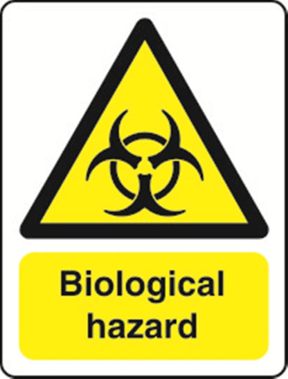 WARN036-236 Warning A5 stickers (2x148mm X 210mm) Health And Safety Warning Sticker Latex Printed