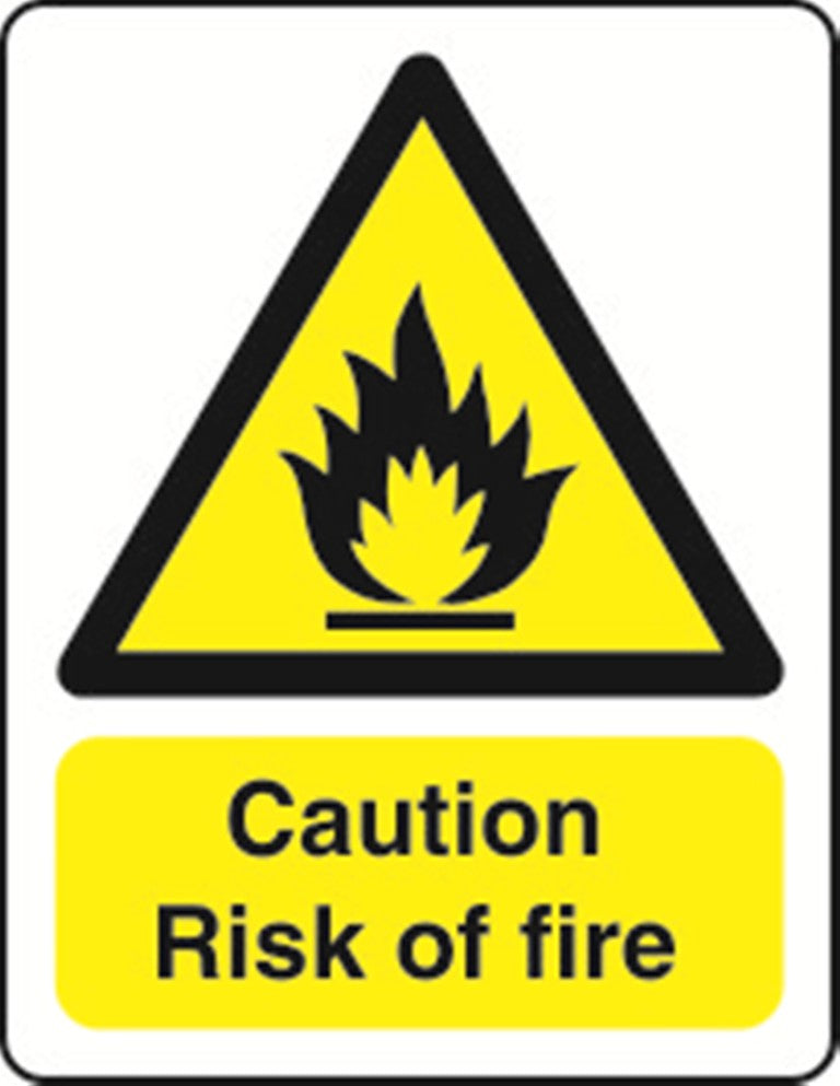 WARN036-236 Warning A5 stickers (2x148mm X 210mm) Health And Safety Warning Sticker Latex Printed