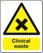 WARN036-236 Warning A5 stickers (2x148mm X 210mm) Health And Safety Warning Sticker Latex Printed