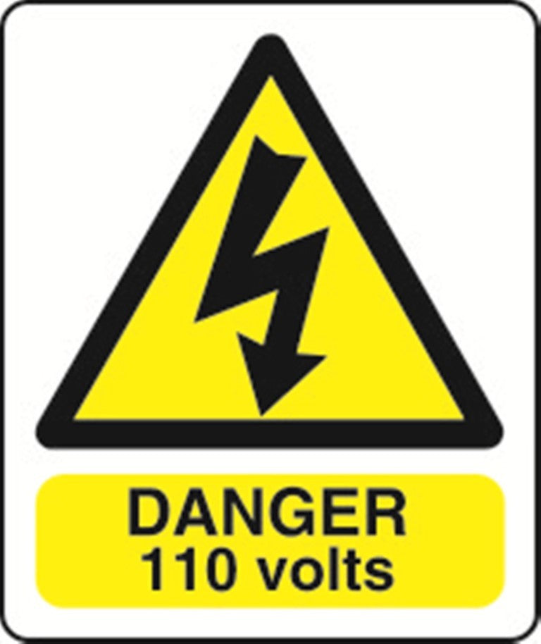WARN036-236 Warning A5 stickers (2x148mm X 210mm) Health And Safety Warning Sticker Latex Printed