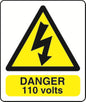 WARN036-236 Warning A5 stickers (2x148mm X 210mm) Health And Safety Warning Sticker Latex Printed