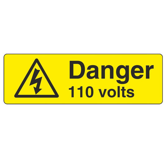 Danger 450mmx150mm Health And Safety Warning Sticker Latex Printed WARN086-295