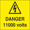 Danger 75mm x 75mm Stickers Health Safety Warning Sticker Latex Printed WARN087C-287C