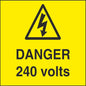 Danger 75mm x 75mm Stickers Health Safety Warning Sticker Latex Printed WARN087C-287C
