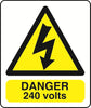 WARN036-236 Warning A5 stickers (2x148mm X 210mm) Health And Safety Warning Sticker Latex Printed