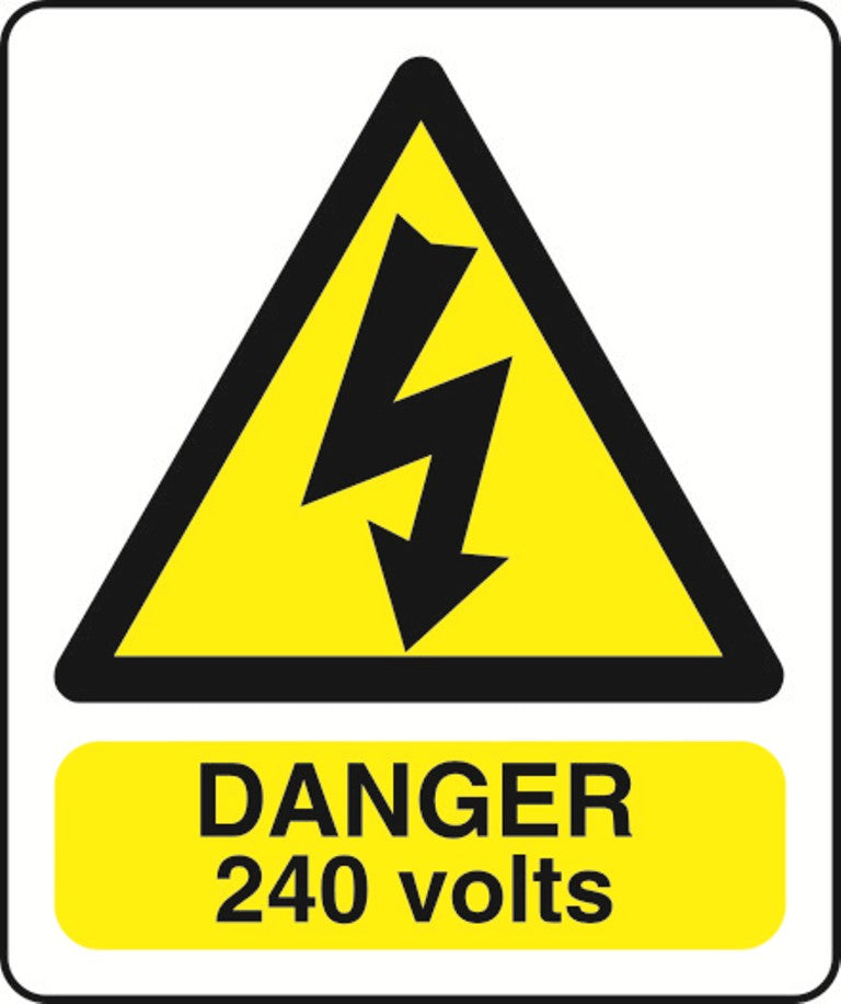 WARN036-236 Warning A5 stickers (2x148mm X 210mm) Health And Safety Warning Sticker Latex Printed