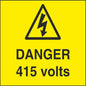 Danger 75mm x 75mm Stickers Health Safety Warning Sticker Latex Printed WARN087C-287C
