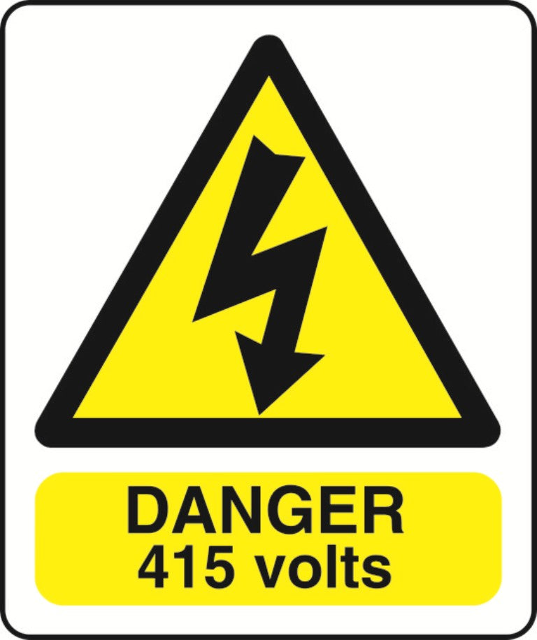 WARN036-236 Warning A5 stickers (2x148mm X 210mm) Health And Safety Warning Sticker Latex Printed