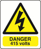 WARN036-236 Warning A5 stickers (2x148mm X 210mm) Health And Safety Warning Sticker Latex Printed