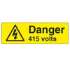 Danger Warning Stickers (100mm x 50mm) Health And Safety Warning Sticker Latex Printed MARK001B -015B