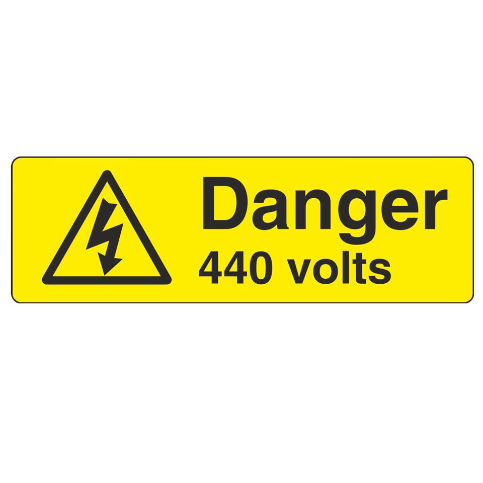 Danger Warning Stickers (100mm x 50mm) Health And Safety Warning Sticker Latex Printed MARK001B -015B