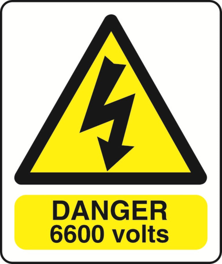 WARN036-236 Warning A5 stickers (2x148mm X 210mm) Health And Safety Warning Sticker Latex Printed