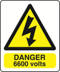 WARN036-236 Warning A5 stickers (2x148mm X 210mm) Health And Safety Warning Sticker Latex Printed