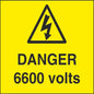 Danger 75mm x 75mm Stickers Health Safety Warning Sticker Latex Printed WARN087C-287C