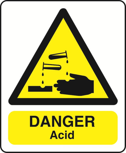 WARN036-236 Warning A5 stickers (2x148mm X 210mm) Health And Safety Warning Sticker Latex Printed