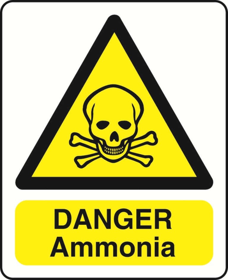 WARN036-236 Warning A5 stickers (2x148mm X 210mm) Health And Safety Warning Sticker Latex Printed