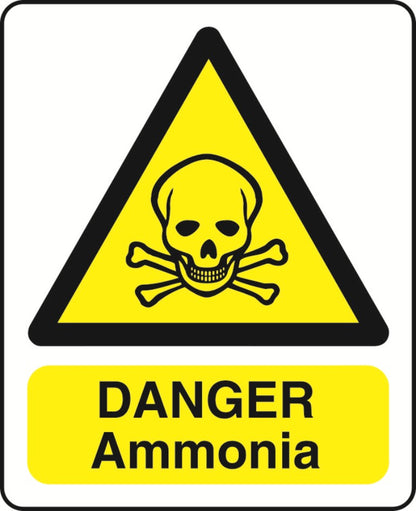 WARN036-236 Warning A5 stickers (2x148mm X 210mm) Health And Safety Warning Sticker Latex Printed