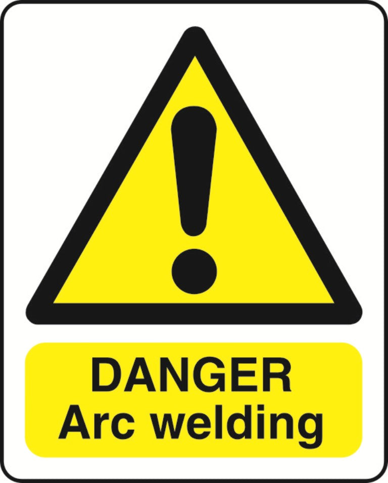 WARN036-236 Warning A5 stickers (2x148mm X 210mm) Health And Safety Warning Sticker Latex Printed