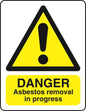 WARN036-236 Warning A5 stickers (2x148mm X 210mm) Health And Safety Warning Sticker Latex Printed
