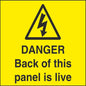 Danger 75mm x 75mm Stickers Health Safety Warning Sticker Latex Printed WARN087C-287C