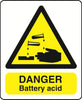 WARN036-236 Warning A5 stickers (2x148mm X 210mm) Health And Safety Warning Sticker Latex Printed