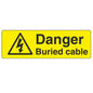 Danger Warning Stickers (100mm x 50mm) Health And Safety Warning Sticker Latex Printed MARK001B -015B