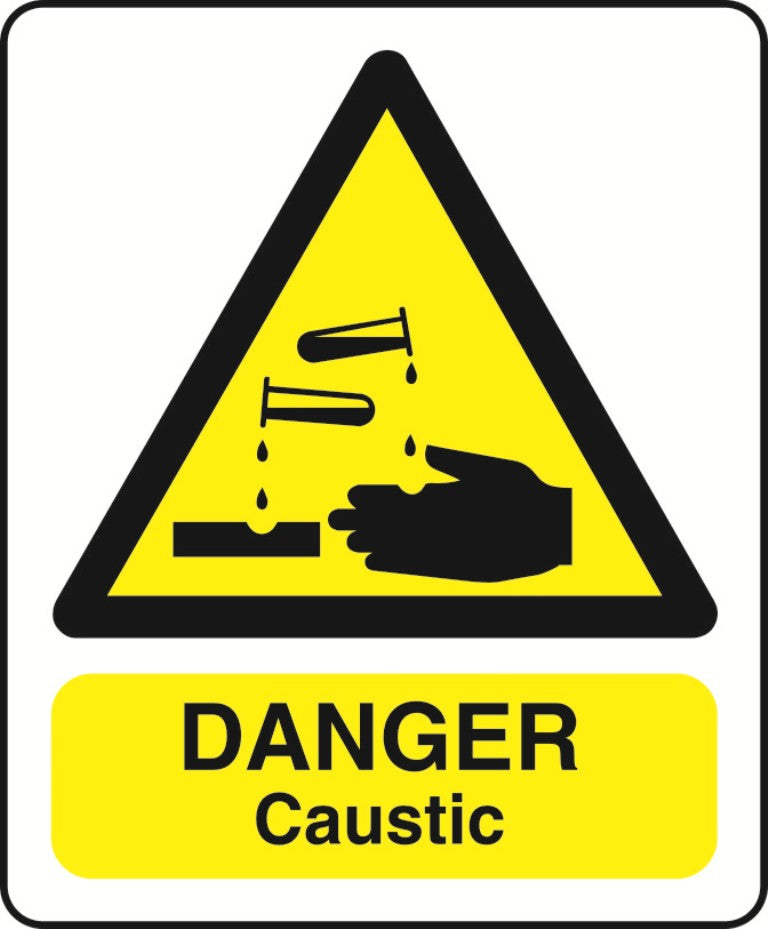 WARN036-236 Warning A5 stickers (2x148mm X 210mm) Health And Safety Warning Sticker Latex Printed