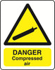 WARN036-236 Warning A5 stickers (2x148mm X 210mm) Health And Safety Warning Sticker Latex Printed