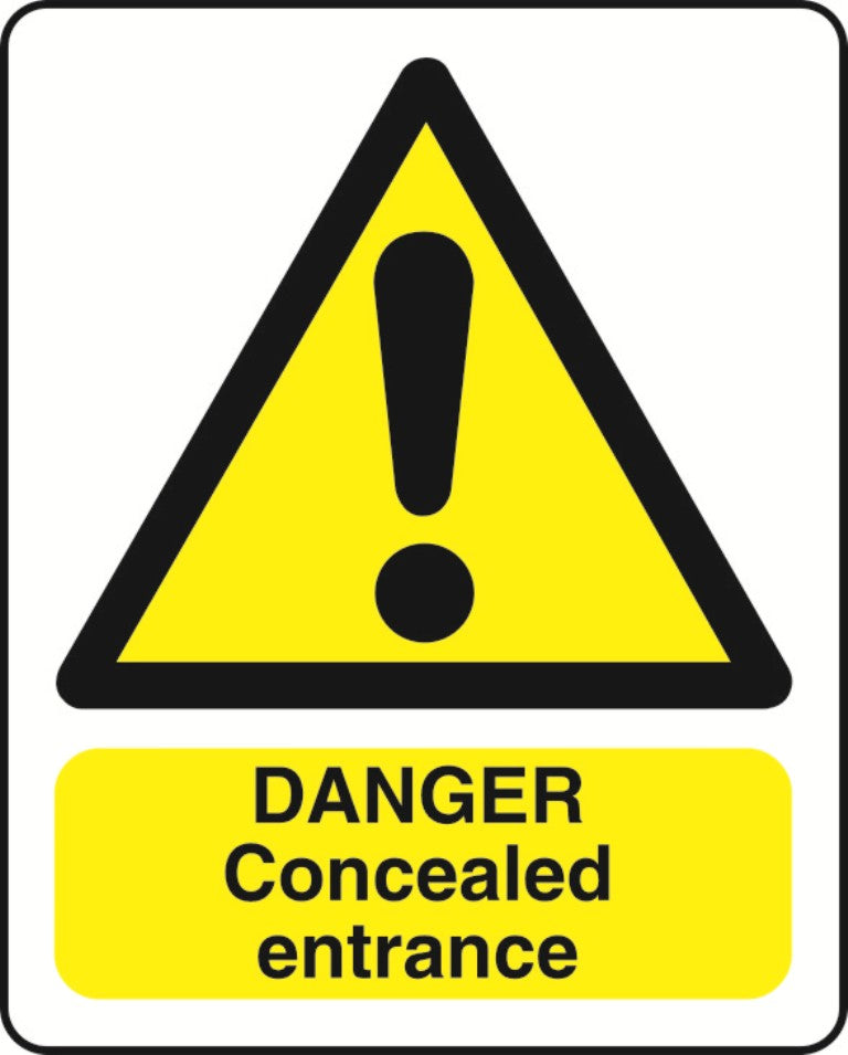 WARN036-236 Warning A5 stickers (2x148mm X 210mm) Health And Safety Warning Sticker Latex Printed