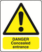 WARN036-236 Warning A5 stickers (2x148mm X 210mm) Health And Safety Warning Sticker Latex Printed