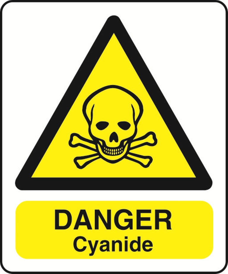 WARN036-236 Warning A5 stickers (2x148mm X 210mm) Health And Safety Warning Sticker Latex Printed