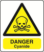 WARN036-236 Warning A5 stickers (2x148mm X 210mm) Health And Safety Warning Sticker Latex Printed