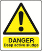 WARN036-236 Warning A5 stickers (2x148mm X 210mm) Health And Safety Warning Sticker Latex Printed