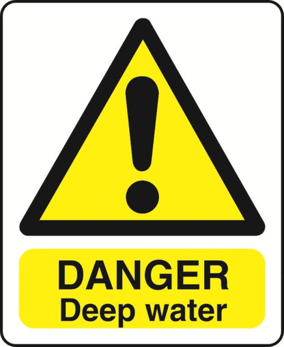 WARN036-236 Warning A5 stickers (2x148mm X 210mm) Health And Safety Warning Sticker Latex Printed