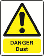 WARN036-236 Warning A5 stickers (2x148mm X 210mm) Health And Safety Warning Sticker Latex Printed