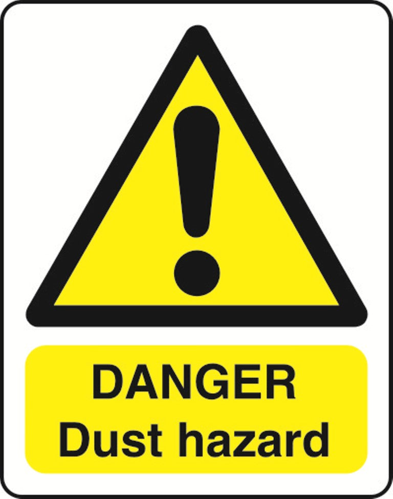 WARN036-236 Warning A5 stickers (2x148mm X 210mm) Health And Safety Warning Sticker Latex Printed