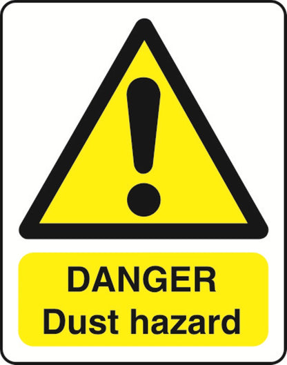WARN036-236 Warning A5 stickers (2x148mm X 210mm) Health And Safety Warning Sticker Latex Printed