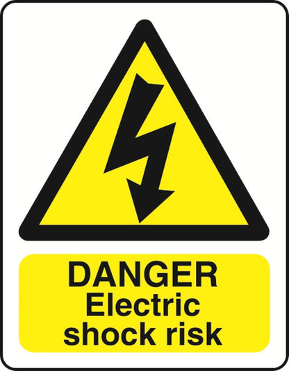 WARN036-236 Warning A5 stickers (2x148mm X 210mm) Health And Safety Warning Sticker Latex Printed