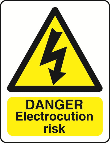 WARN036-236 Warning A5 stickers (2x148mm X 210mm) Health And Safety Warning Sticker Latex Printed